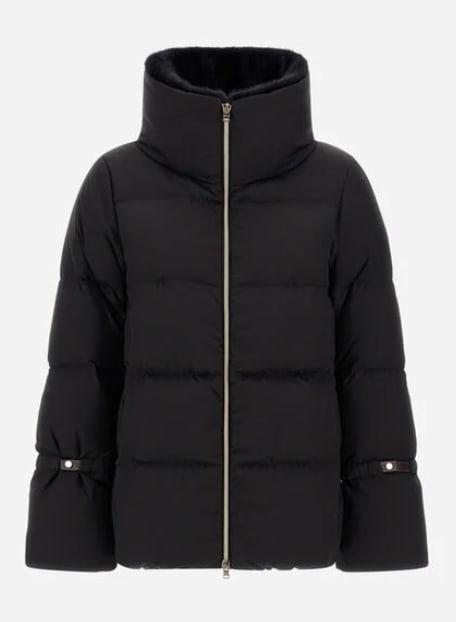 herno piumino corto con dettaglio