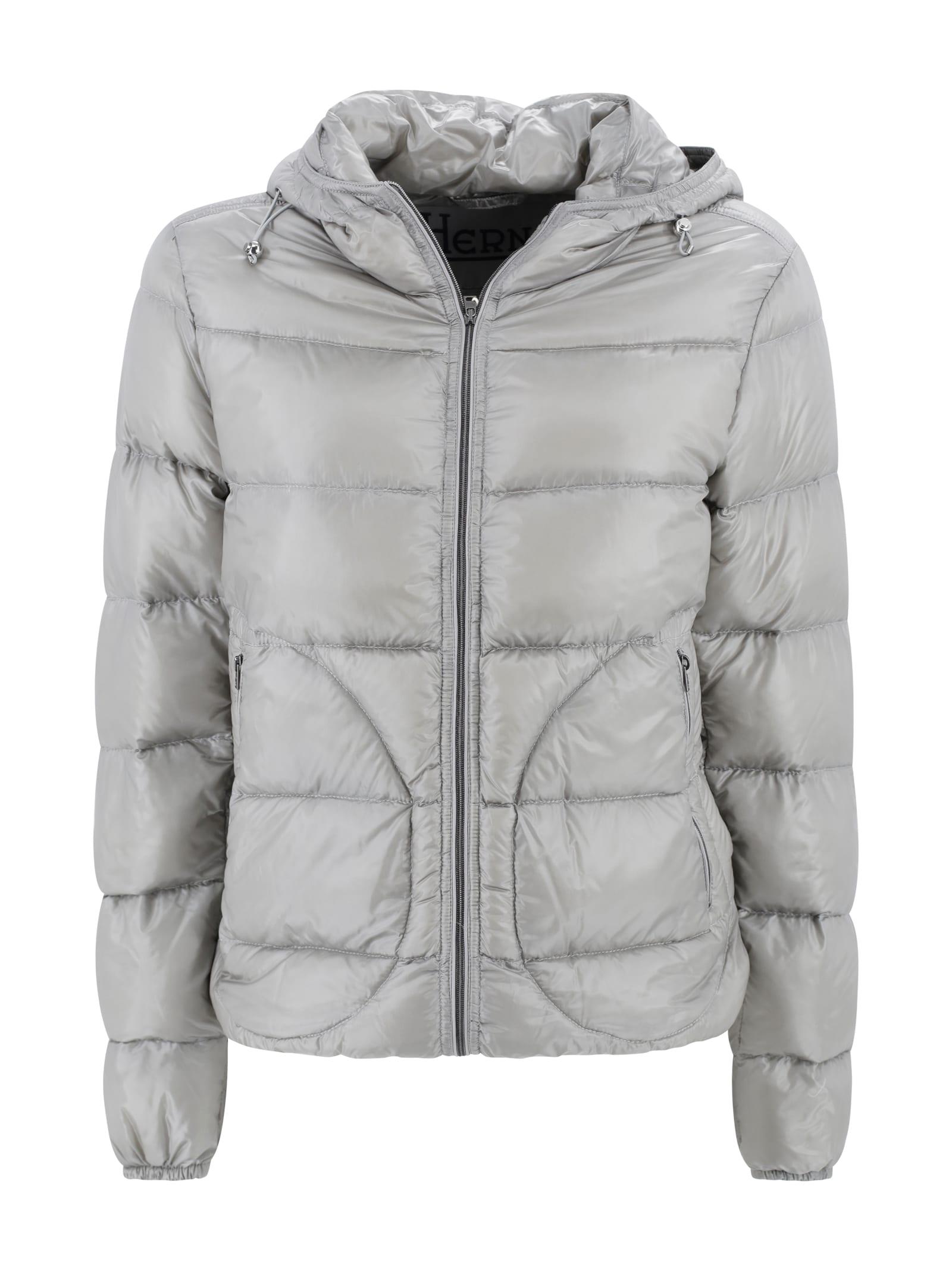 herno puffer jacket with hood