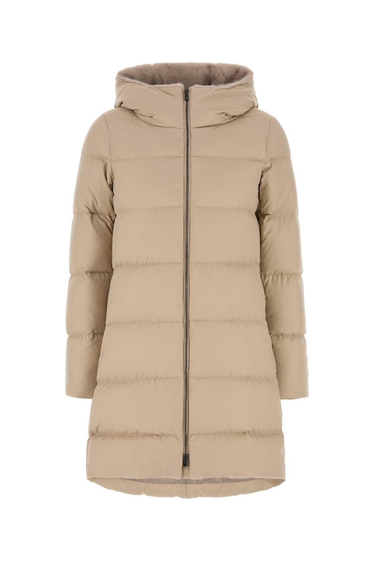 herno sand polyester down jacket