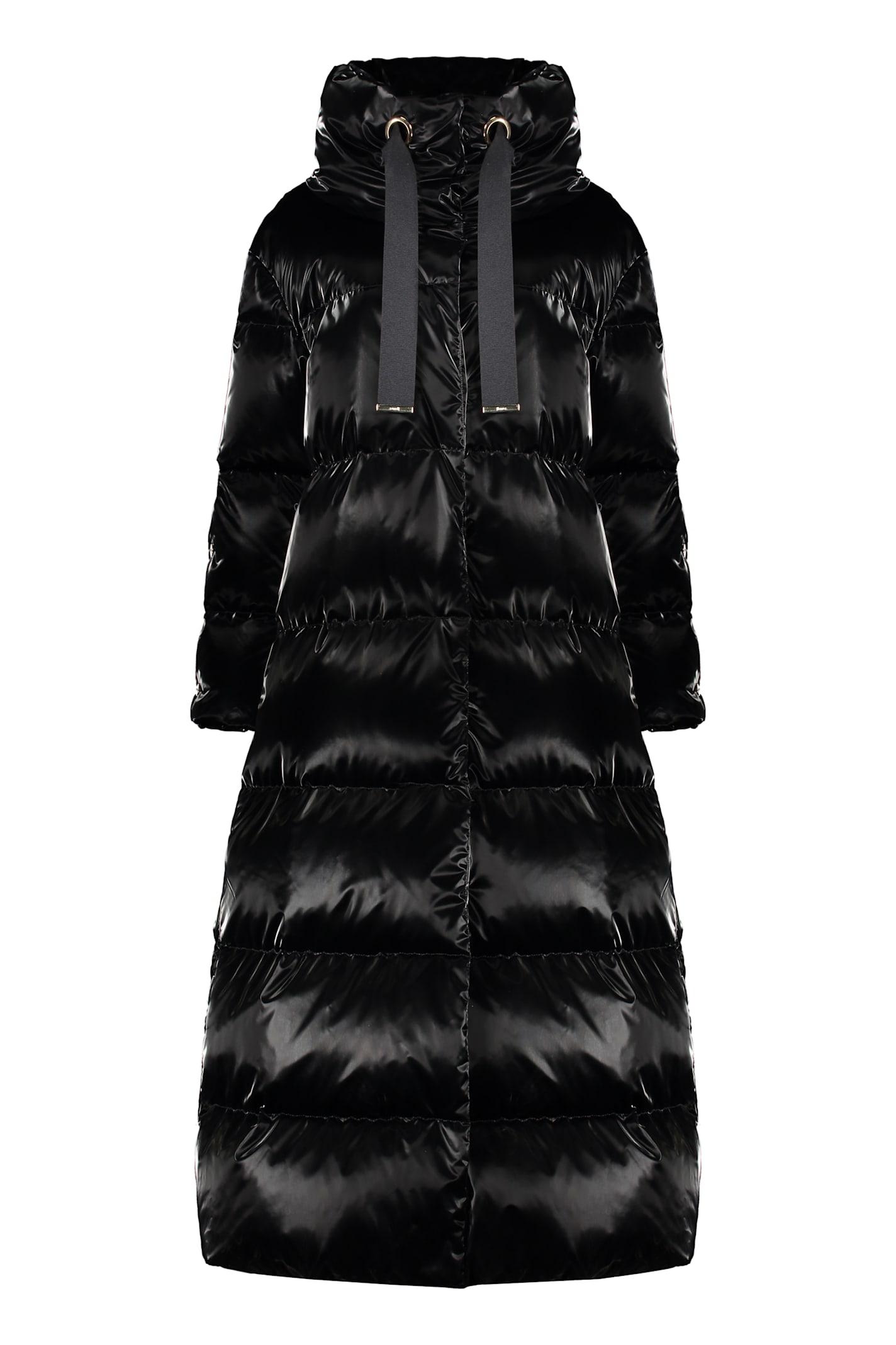 herno shiny fabric down jacket