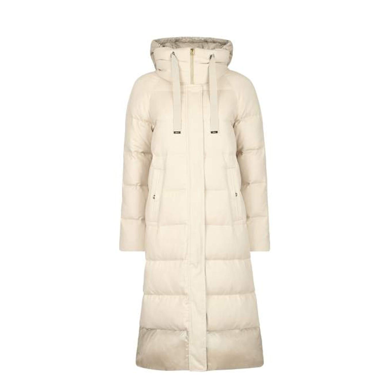herno silk and cashmere padded coat