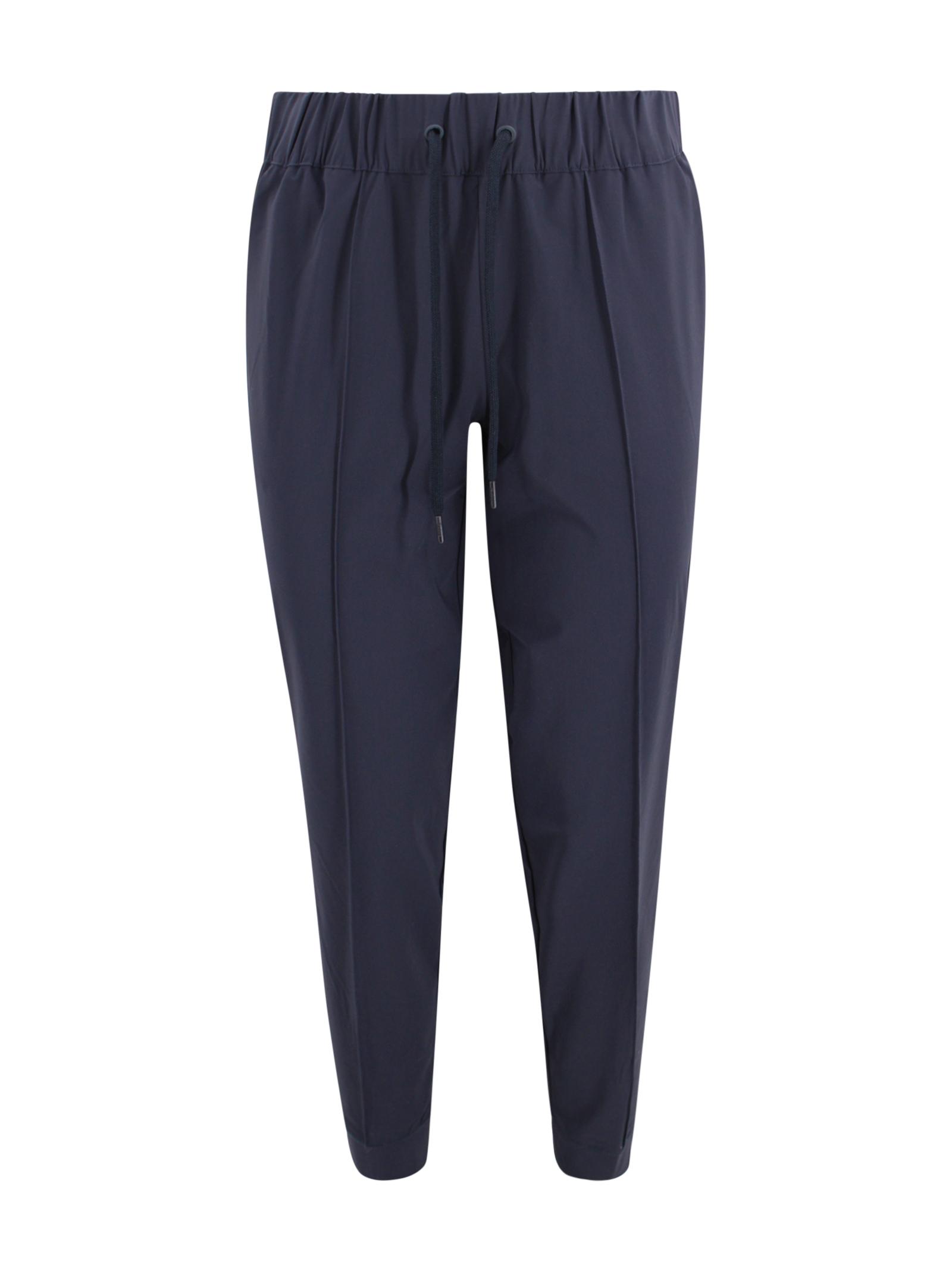 herno trousers blue polyamide - women