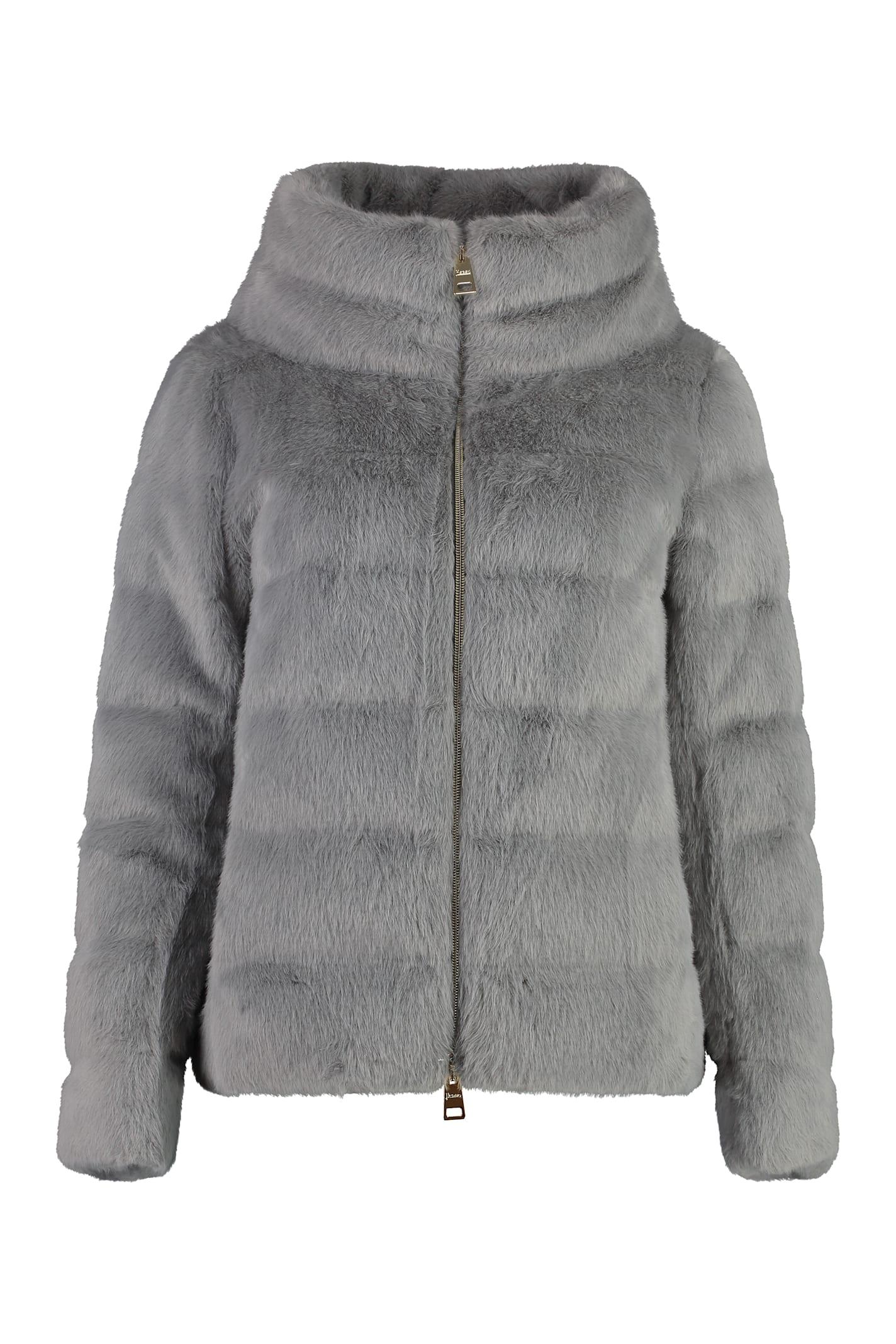 herno vegan fur jacket