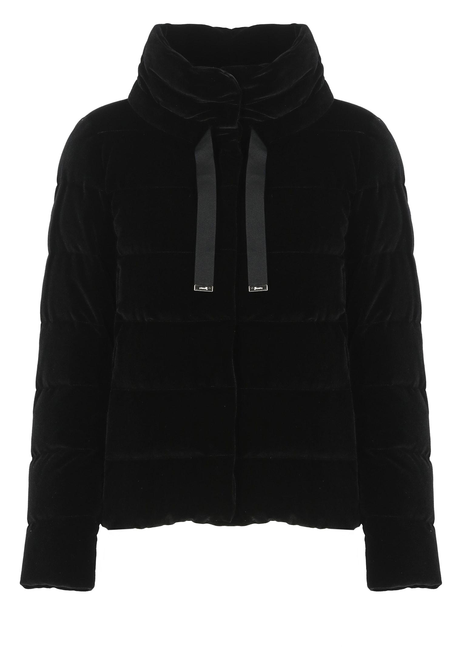 herno velvet down jacket