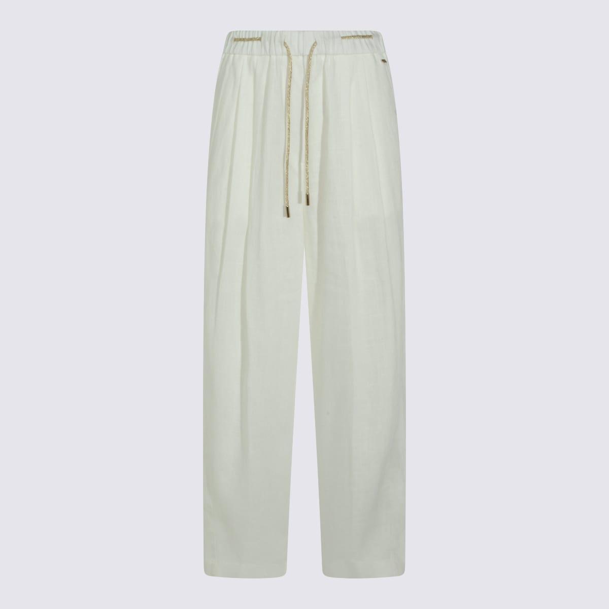herno white viscose pant
