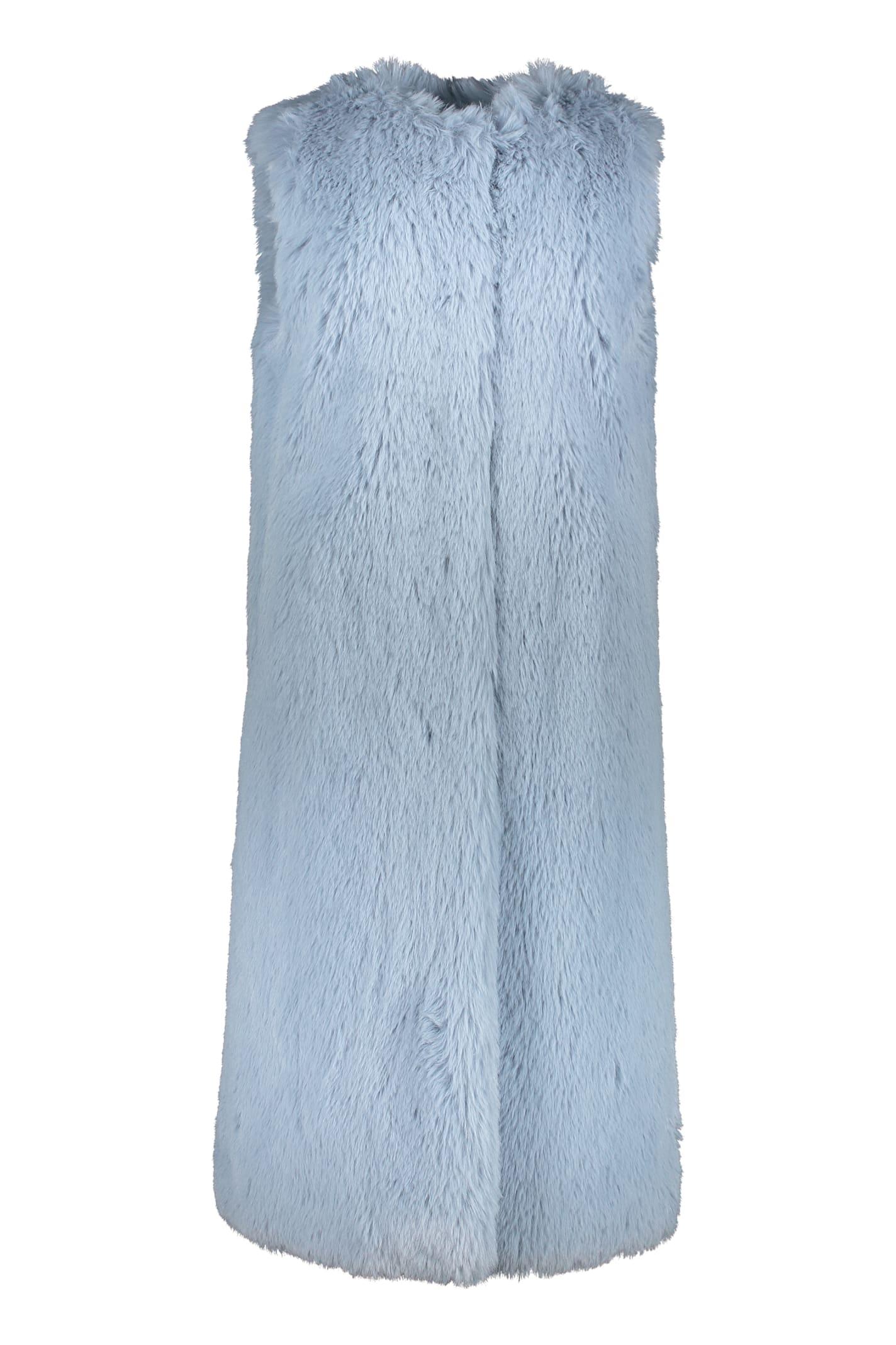 herno womens eco fur gilet