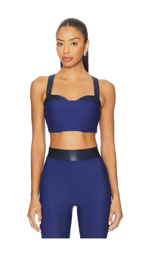 heroine sport lina sports bra in navy.