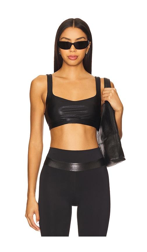 heroine sport marie sports bra in black.