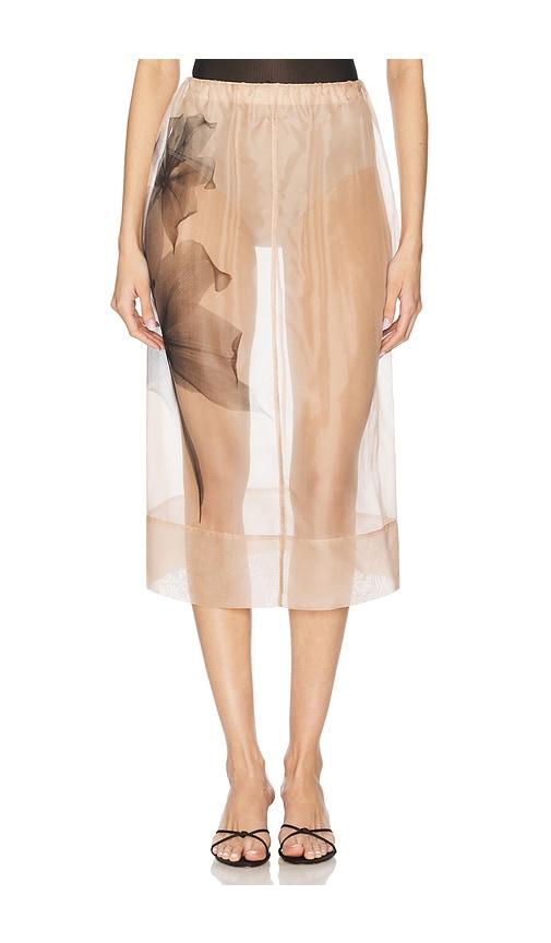 herskind kira skirt in nude.