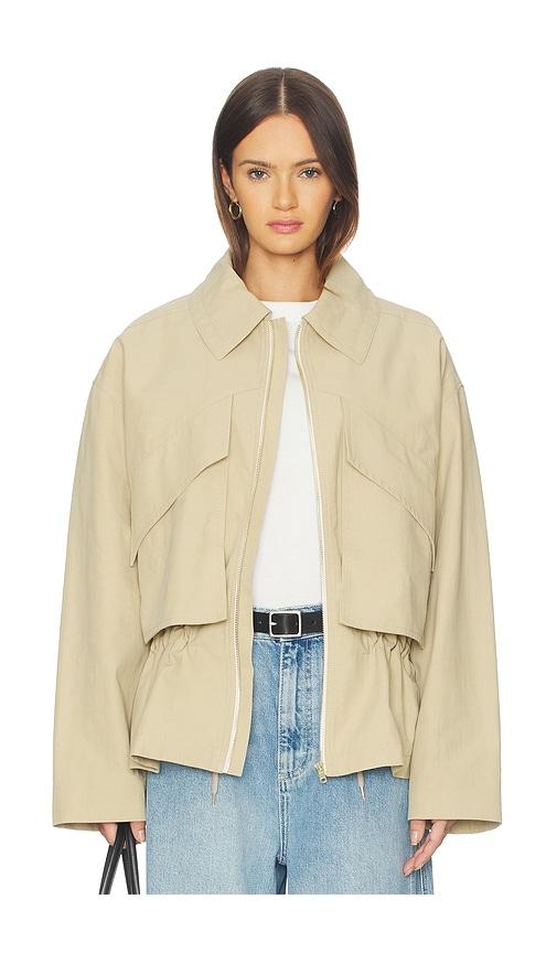 herskind milano jacket in tan.