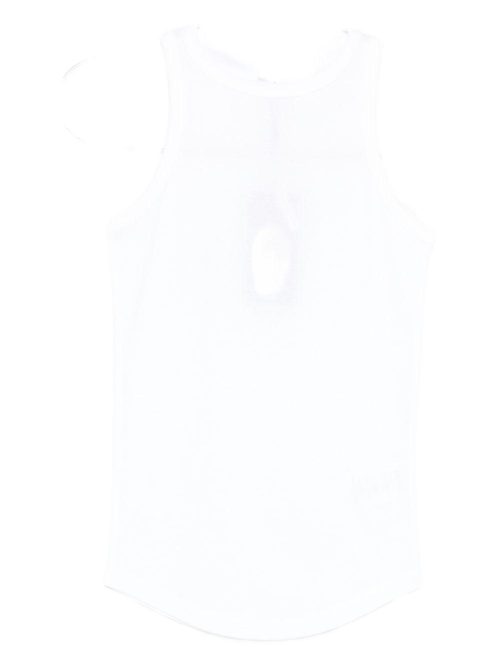 herskind top white organic cotton - women