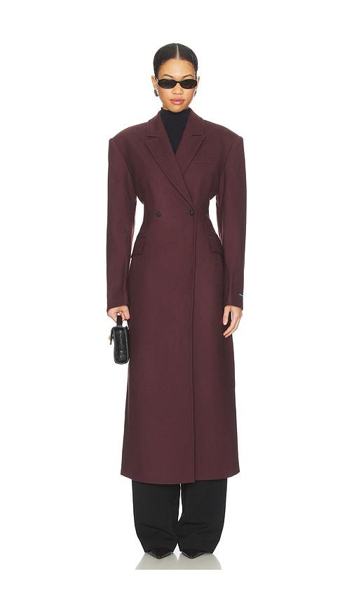 herskind ultra de lux coat in brown.