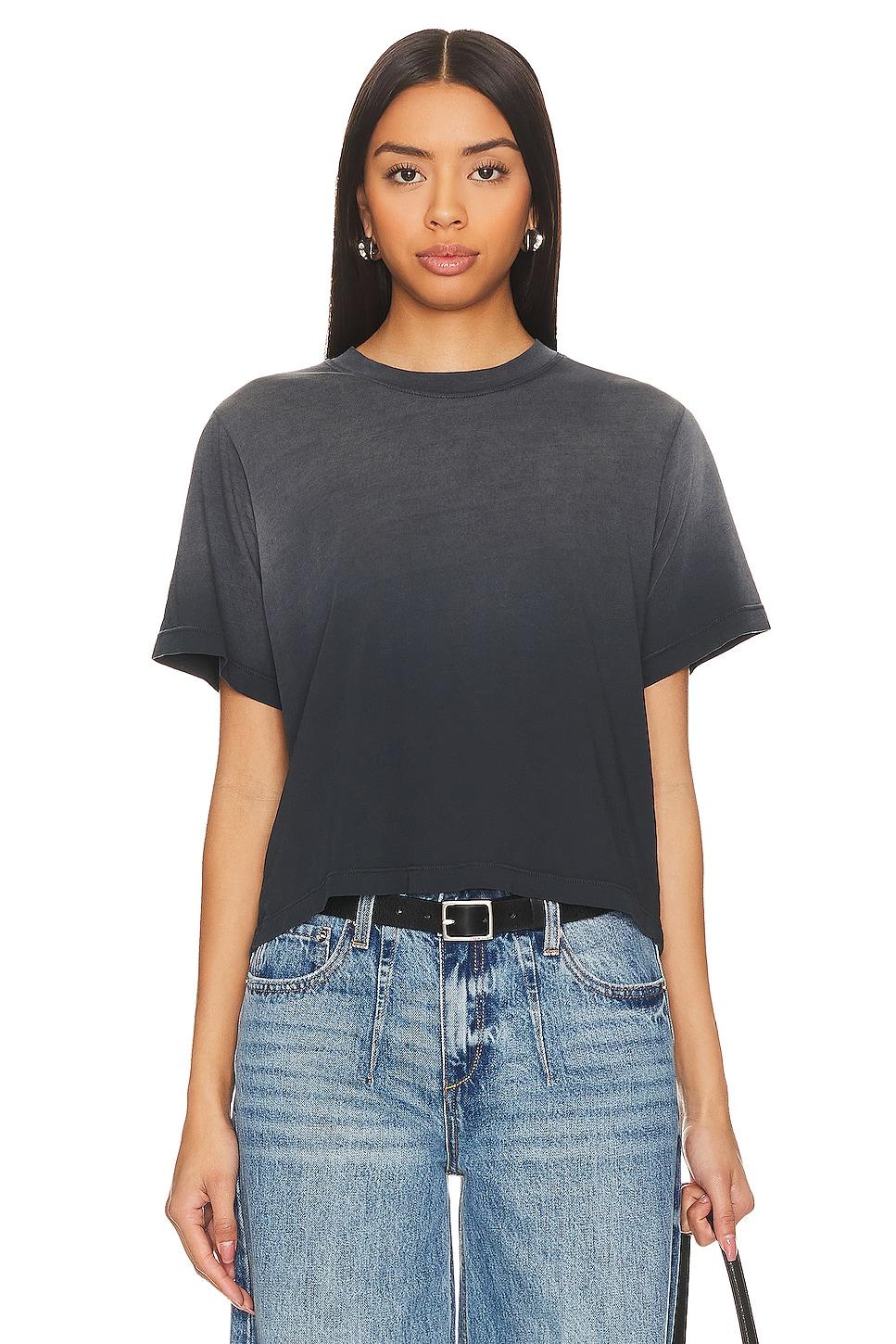 hester ombre crop boxy tee