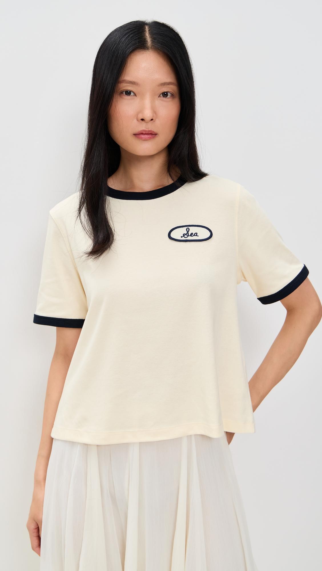 hester solid ringer t-shirt