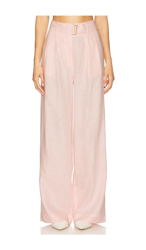 hevron alina pant in blush.