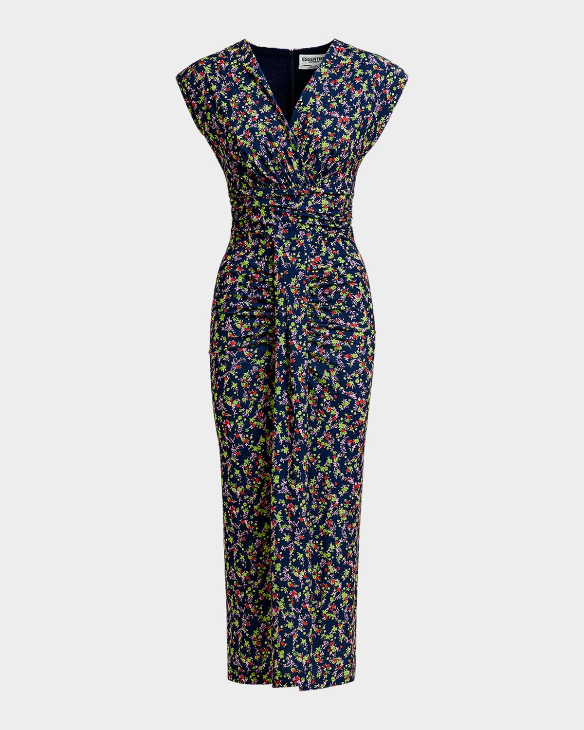 hewing floral-printed stretch jersey midi dress