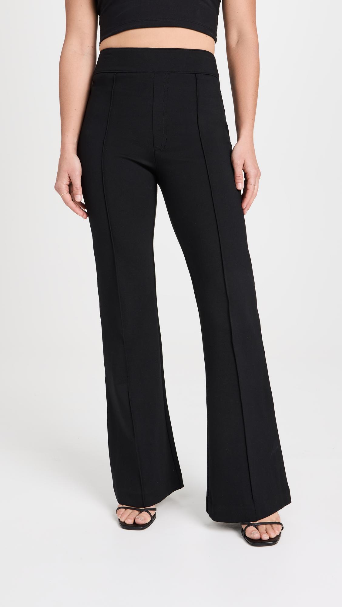 hi rise flare petite perf pants