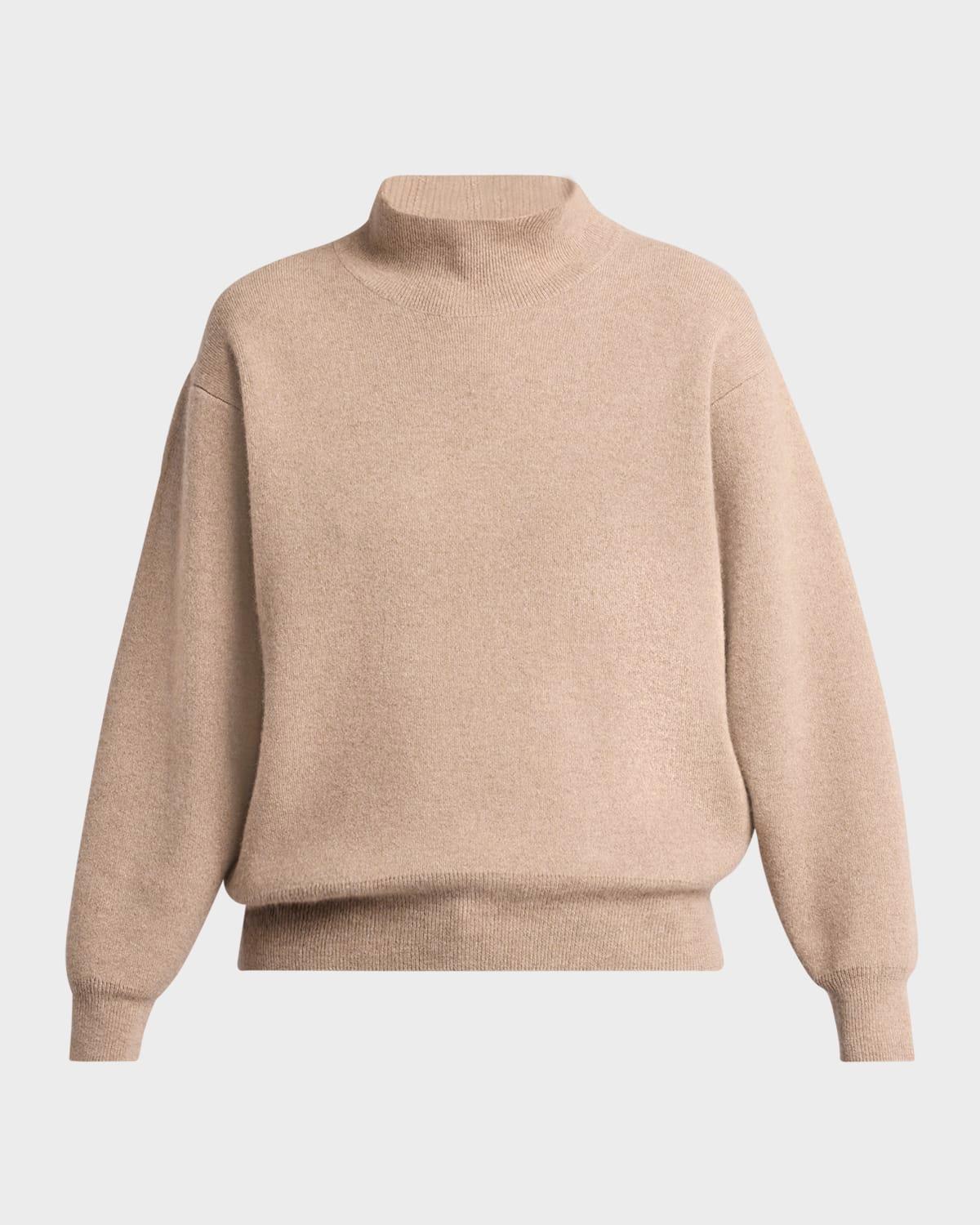 hibem mock-neck cashmere sweater