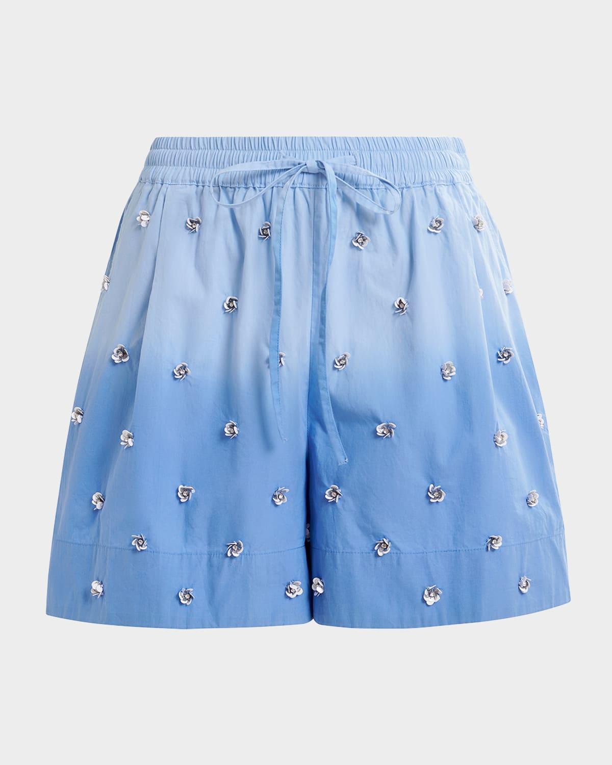 hichigan embellished ombre shorts
