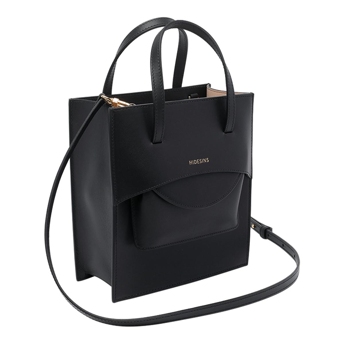 hidesins bags black calf leather - women