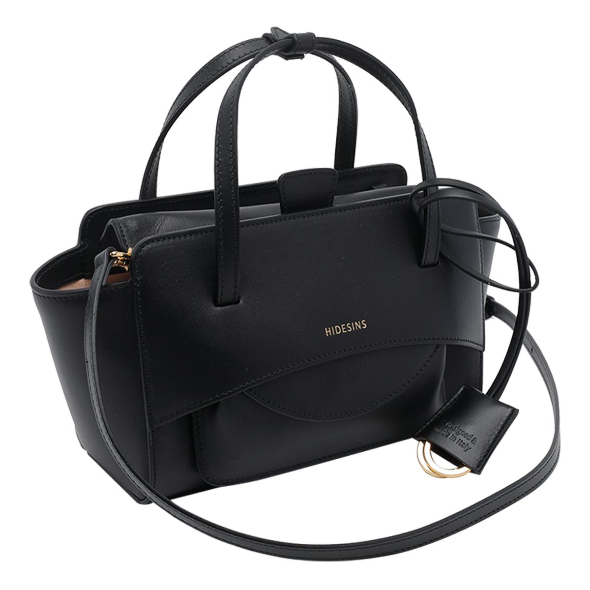 hidesins bags black calf leather - women