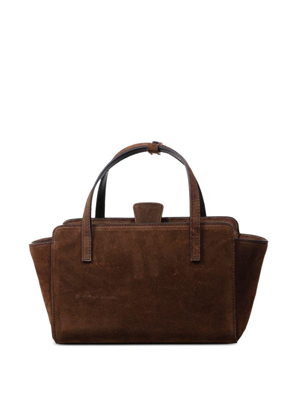 hidesins bags brown outer: calf suede - women