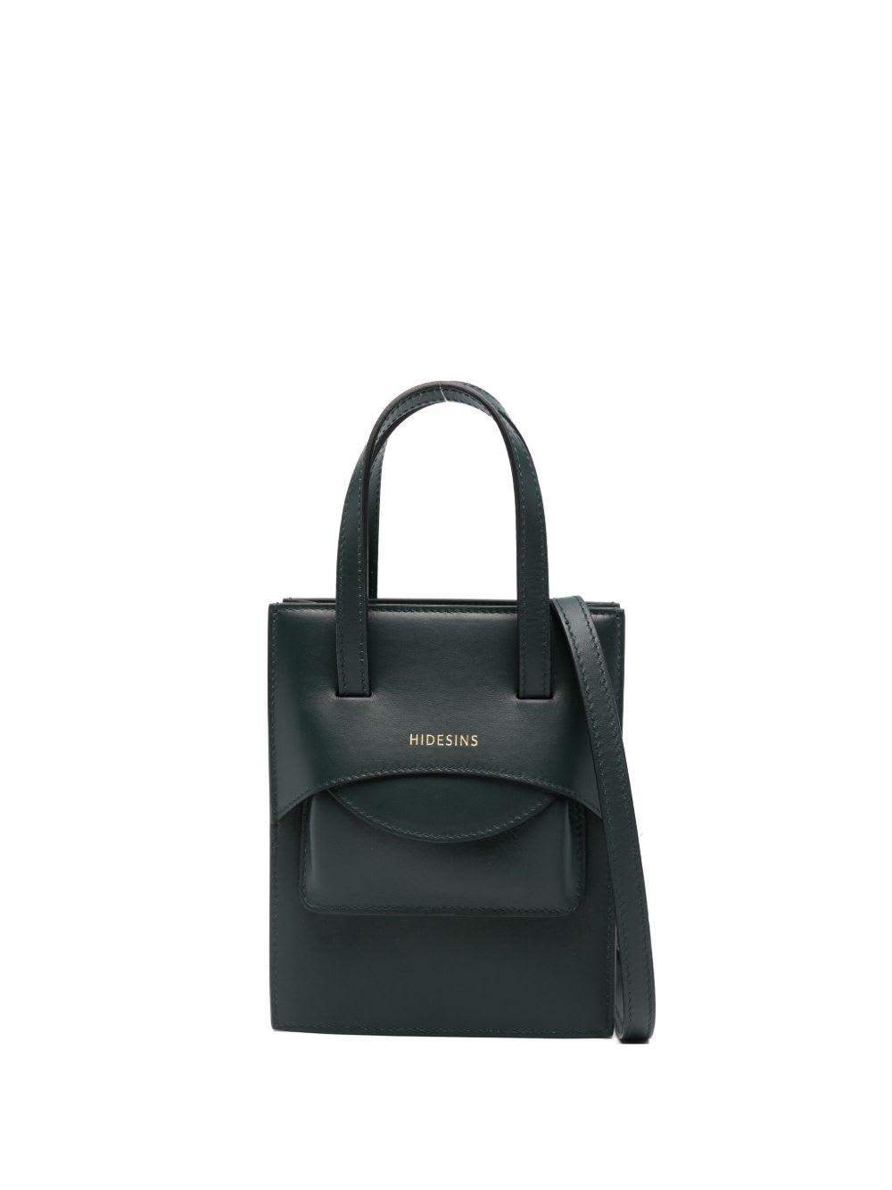 hidesins flap leather mini bag