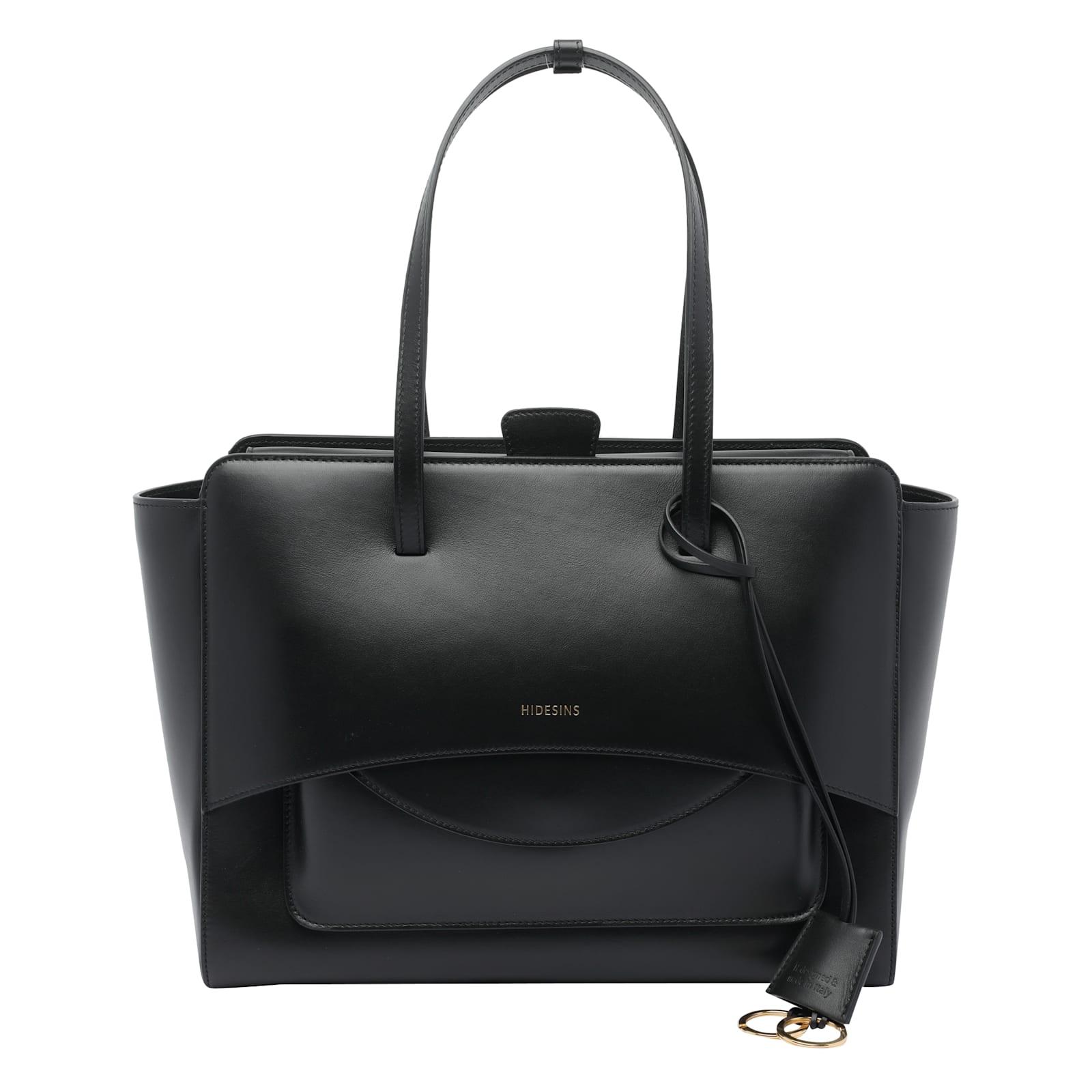 hidesins large flap handbag