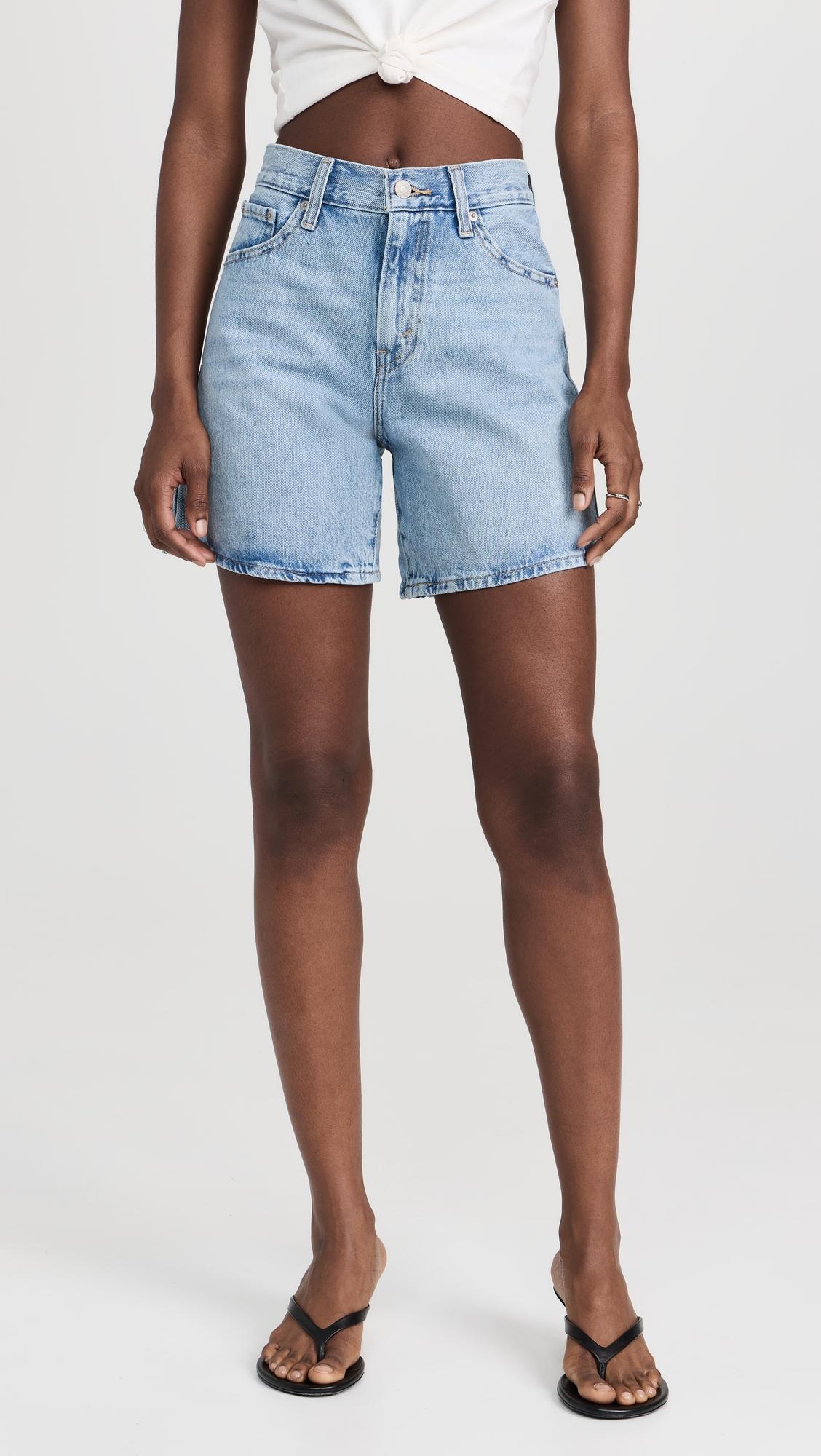 high baggy shorts