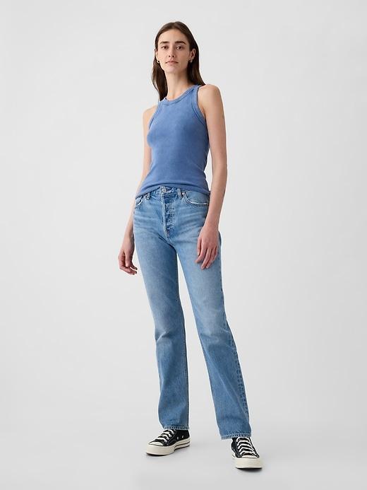high rise ’90s slim straight jeans