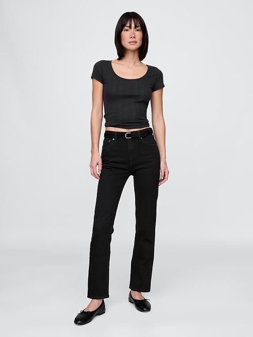 high rise ’90s slim straight jeans