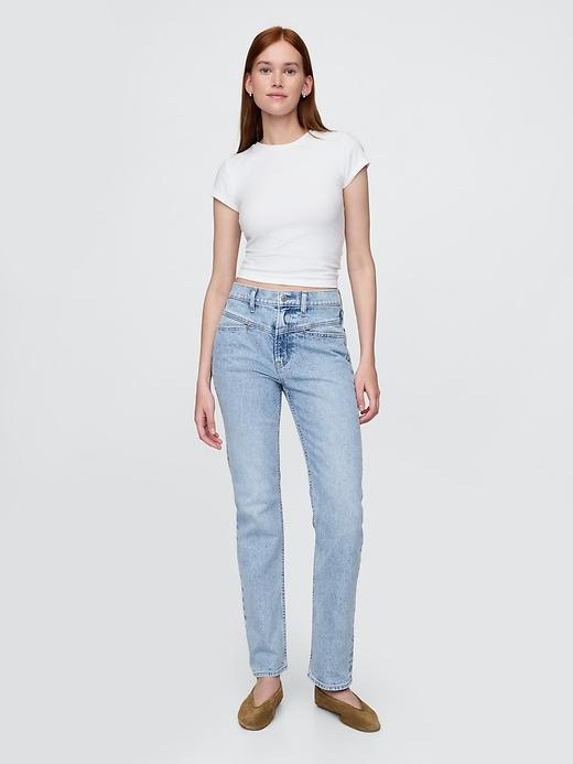 high rise ’90s slim straight jeans