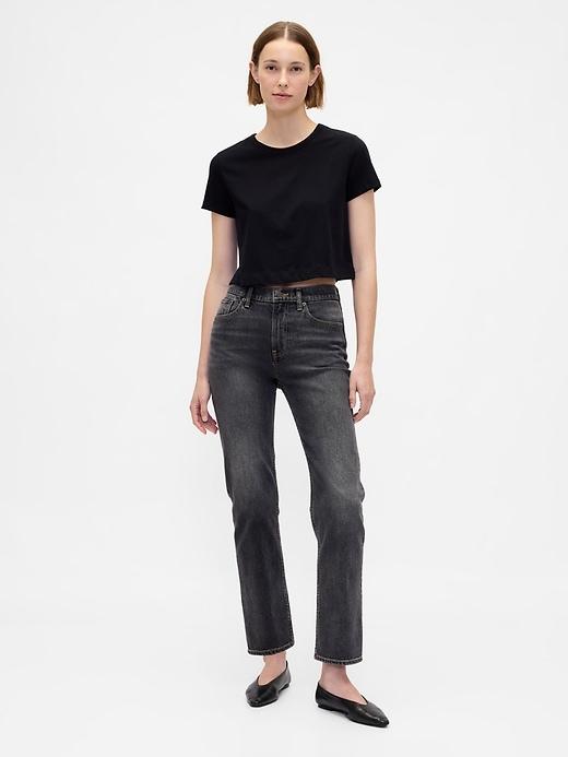 high rise ’90s slim straight jeans