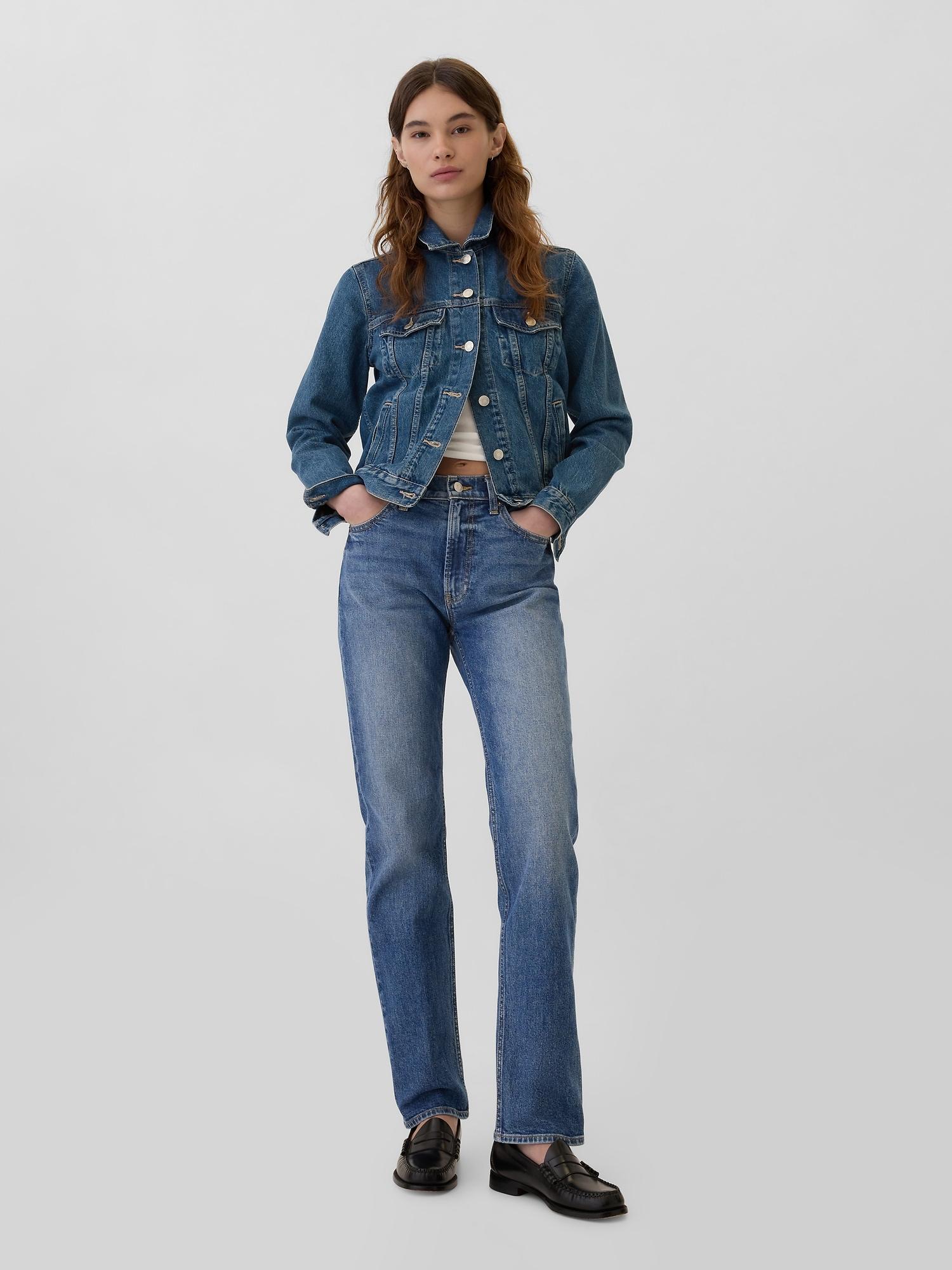 high rise '90s original straight jeans
