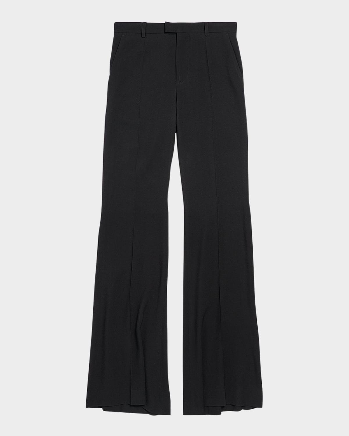 high-rise flare pants
