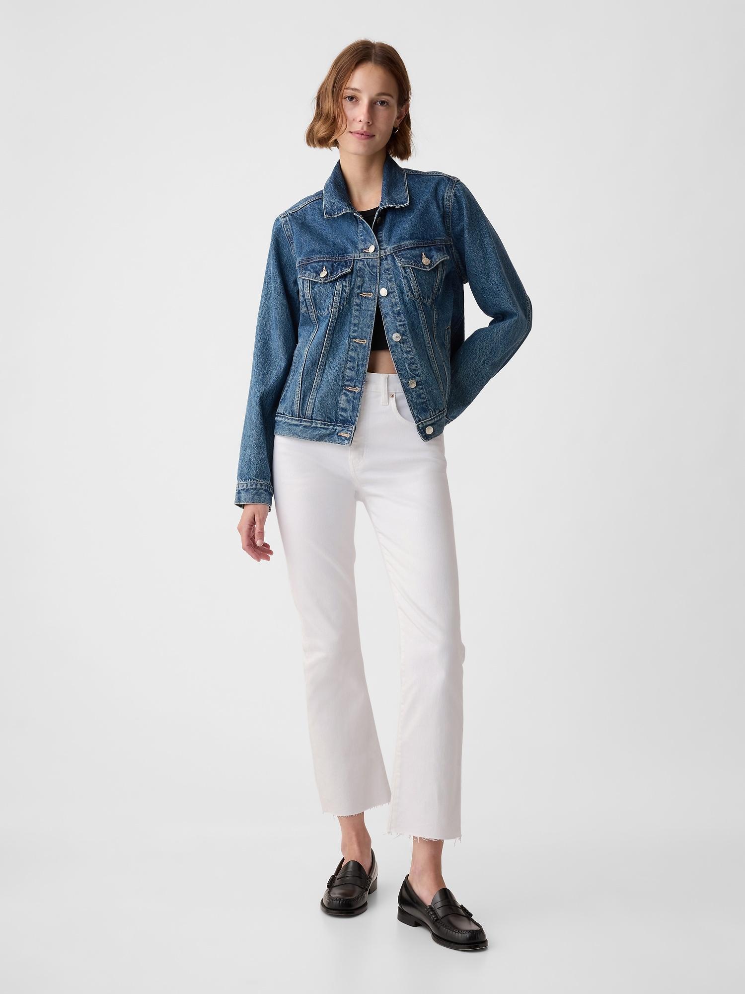 high rise kick flare jeans