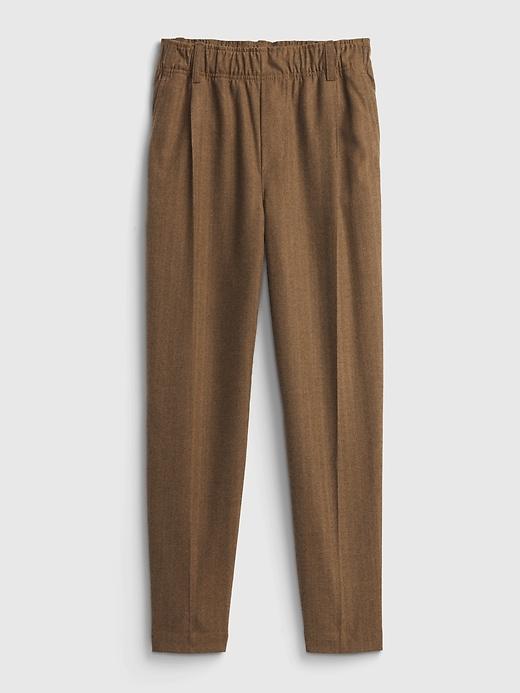 high rise pull-on pants