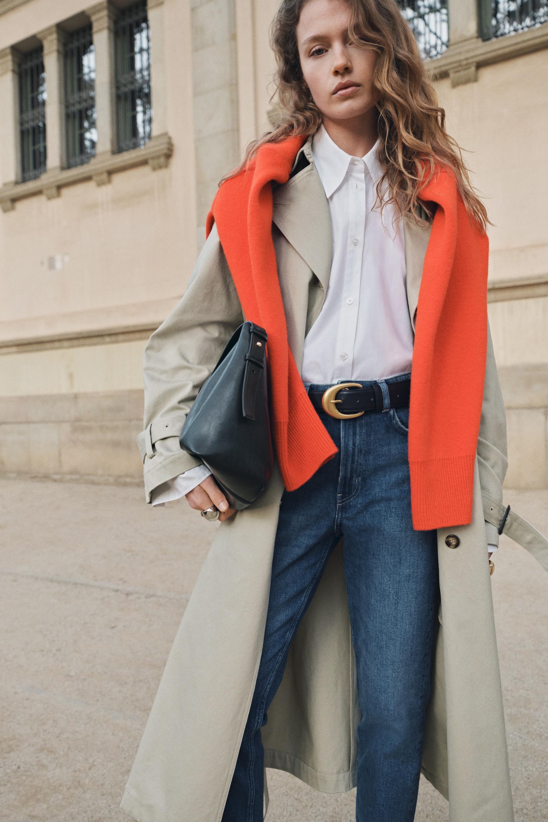 high-rise slim straight ankle jeans