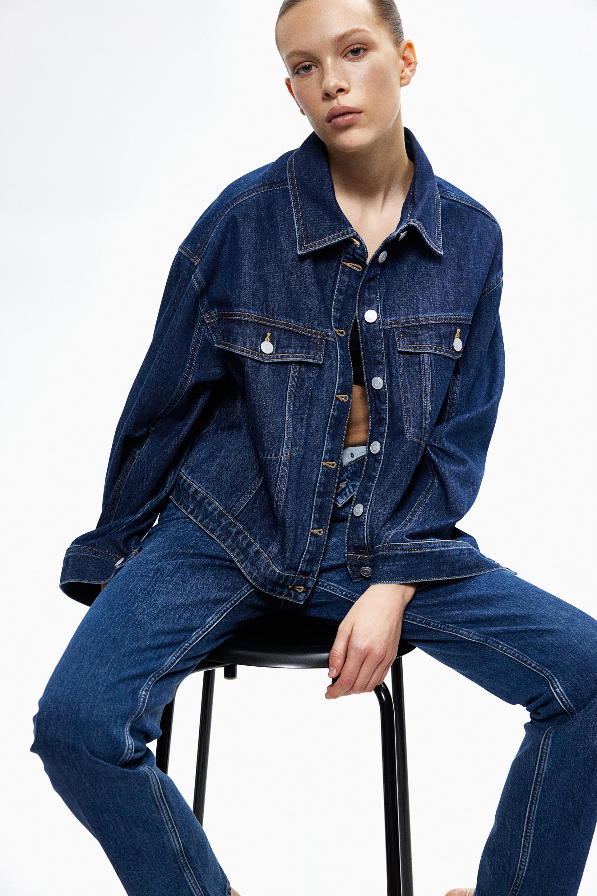high rise slim straight leg jeans