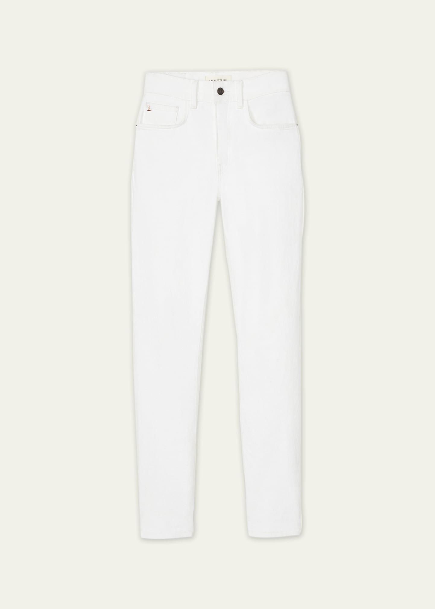 high rise straight ankle reeve jean