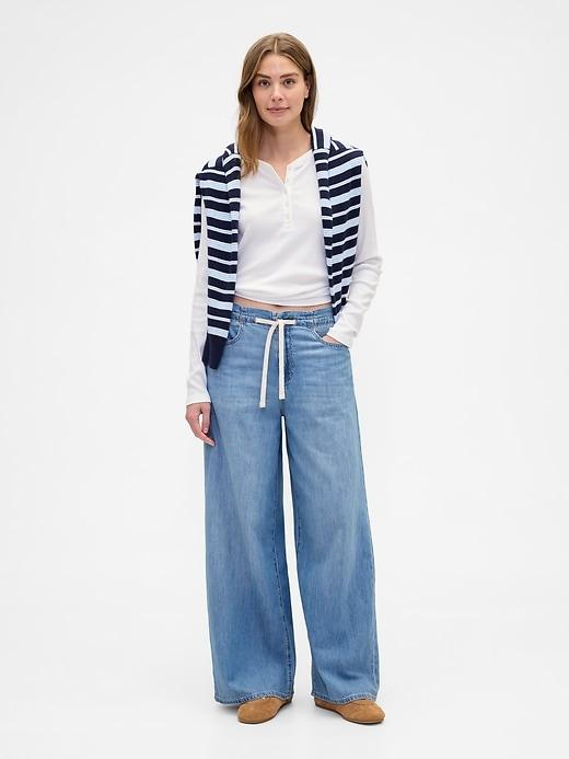 high rise superlight pull-on baggy jeans