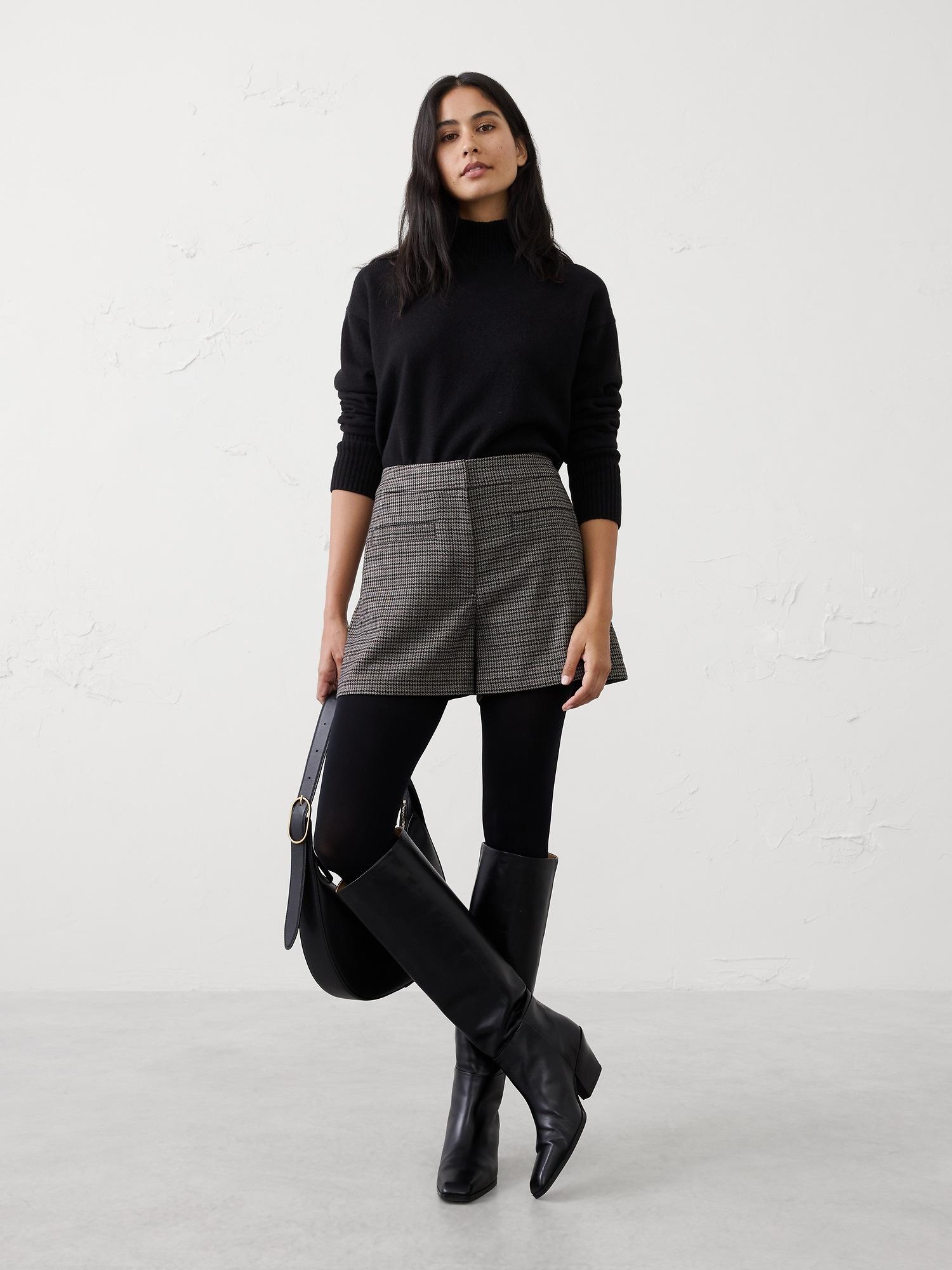 high-rise trouser short