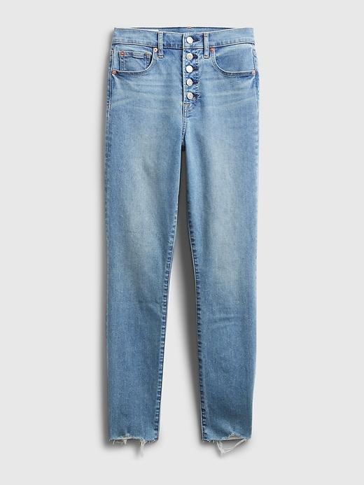 high rise true skinny jeans with secret smoothing pockets