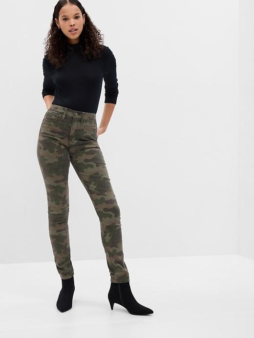 high rise true skinny jeans