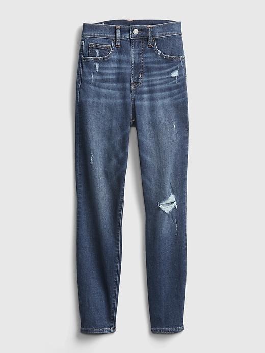 high rise true skinny jeans
