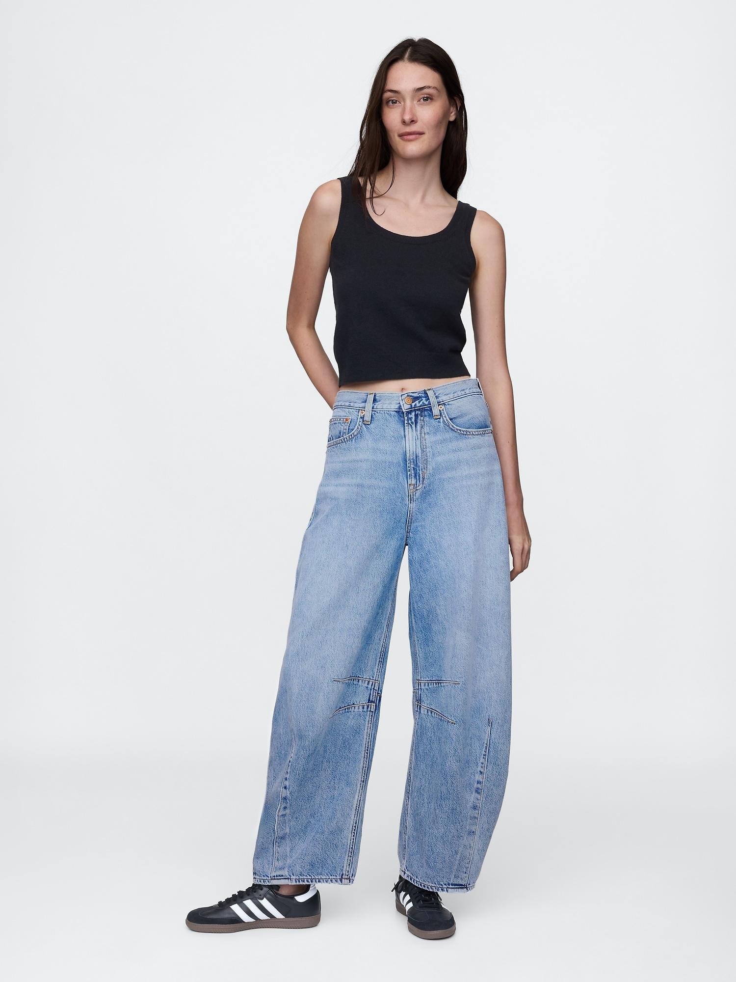 high rise ultrasoft horseshoe jeans