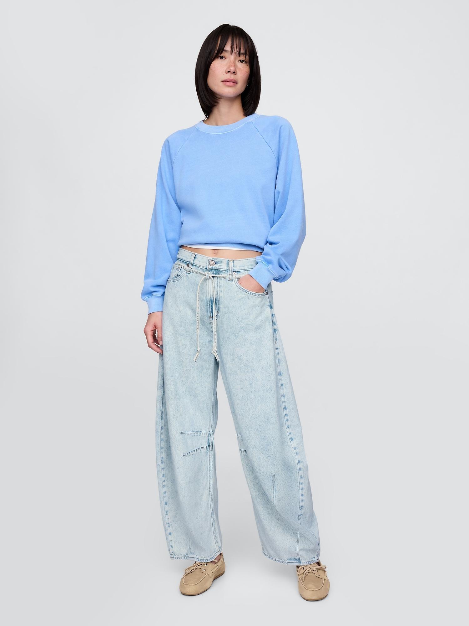 high rise ultrasoft horseshoe jeans
