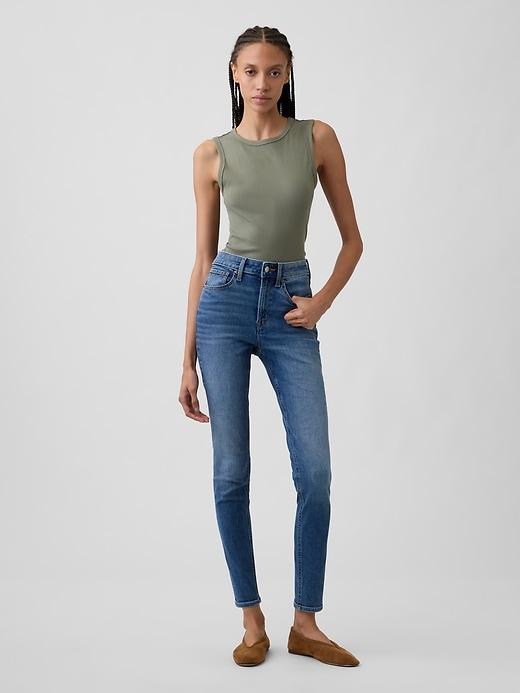 high rise universal skinny jeans