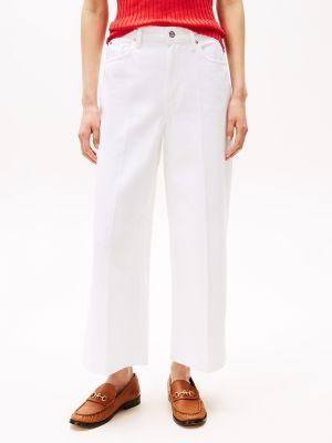 high-rise wide leg jean