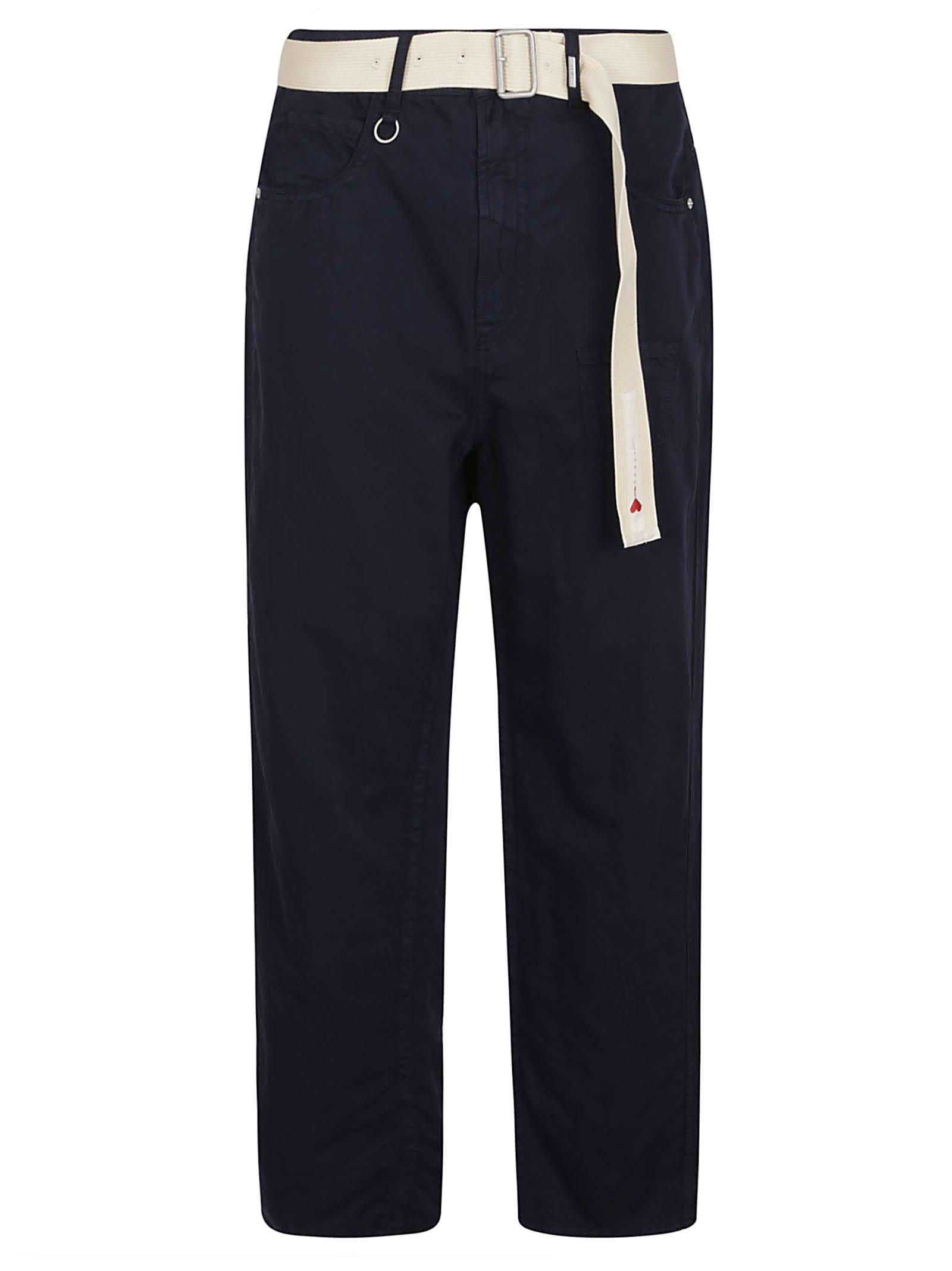 high trousers blue